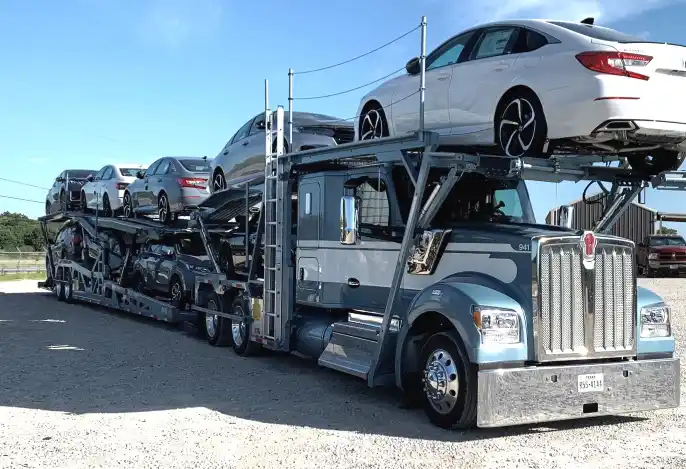 car shipping haul full of cars