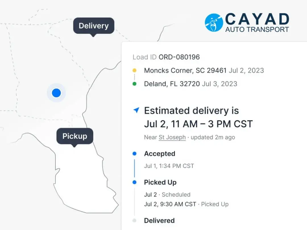 car shipping gps tracking